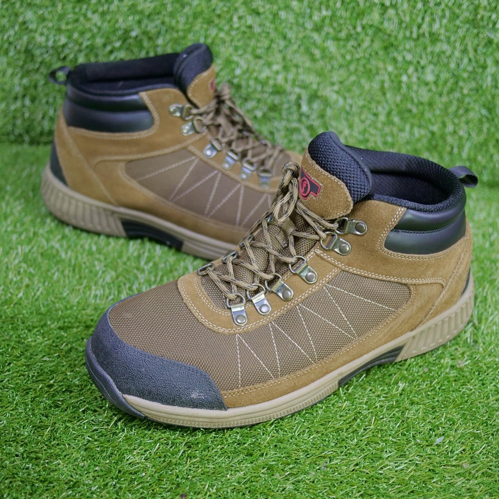 Orthofeet Granite Hiking Boots Brown Suede X-Wide - Men Size 13